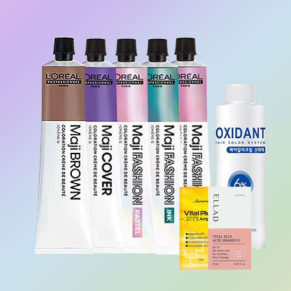로레알 염색약 새치 커버 미용실 마지렐 산화제 메탈