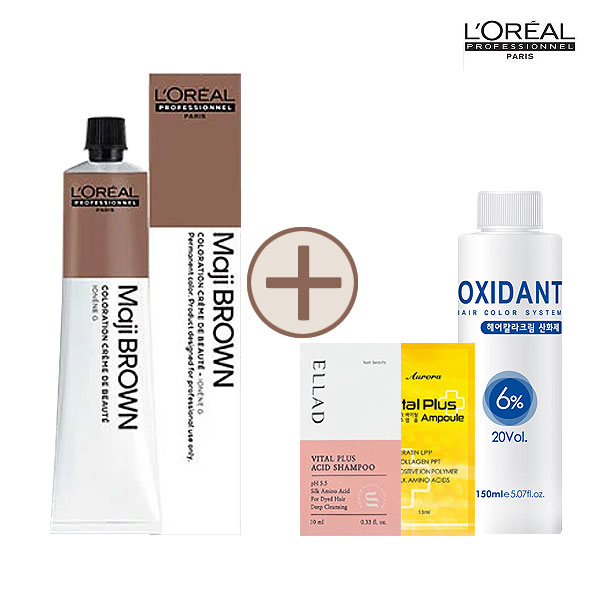 로레알 염색약 새치 커버 미용실 마지렐 산화제 메탈