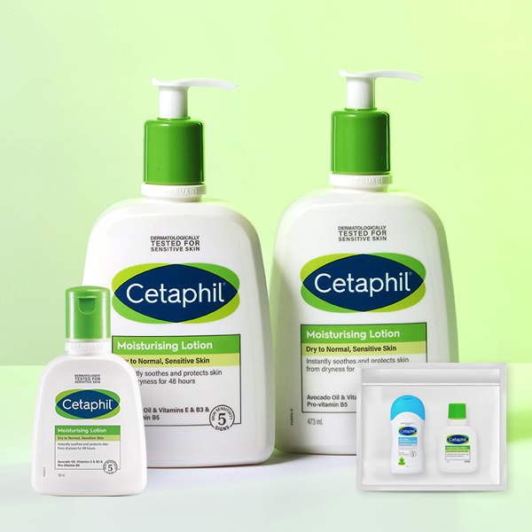 세타필 모이스춰라이징 저자극 로션 473ml 2개(+여행용 미니 2개)