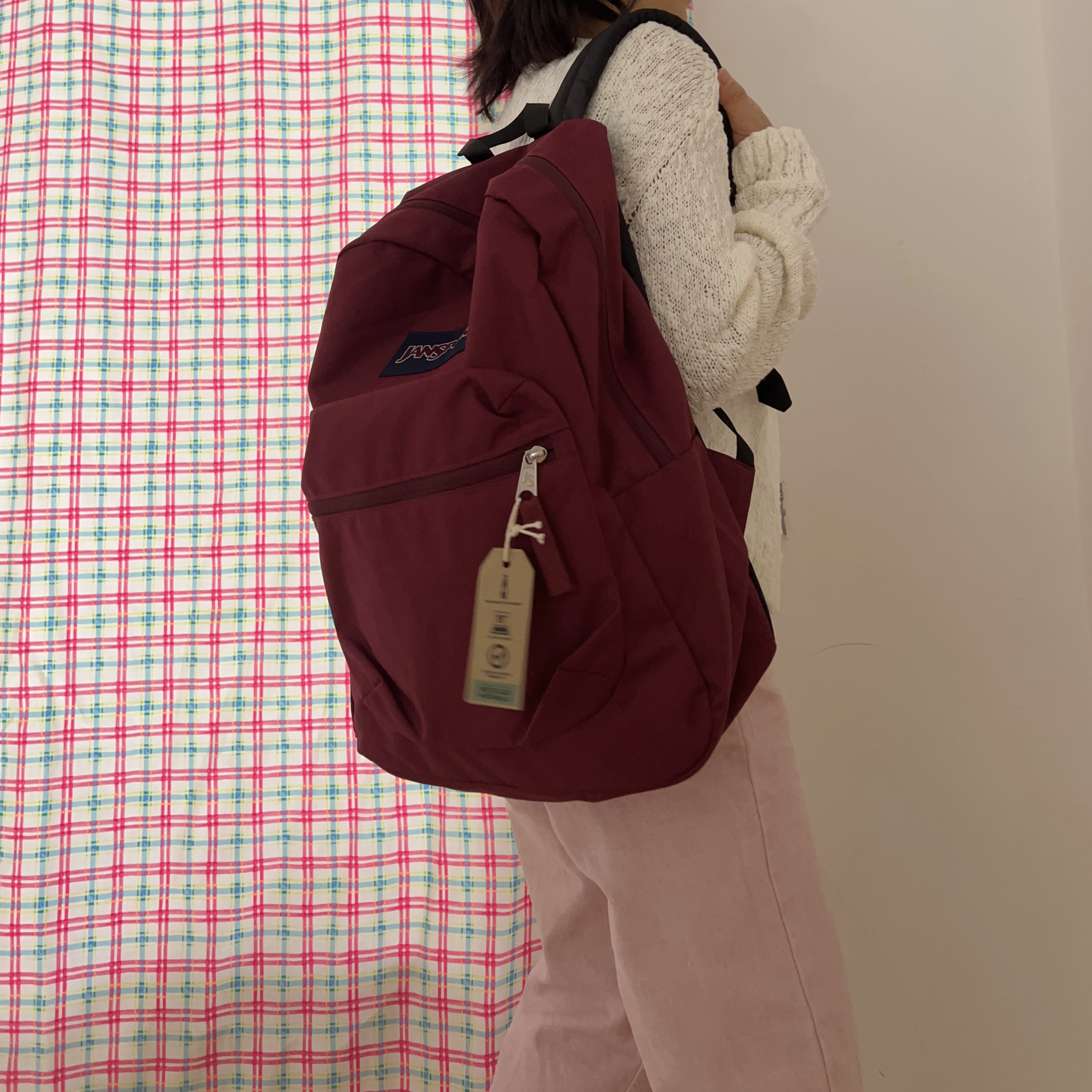 잔스포츠 백팩 책가방 크로스타운 슈퍼브레이크 초등 중고등학생 학원 여행 소풍가방 블랙 레드