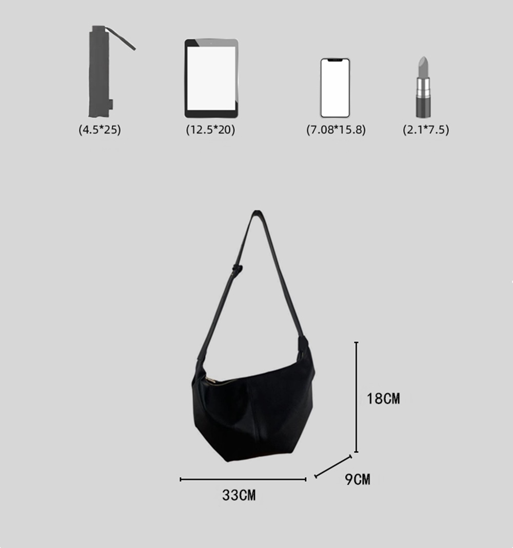 자라 크로와상 가방 크루아상백 블랙 보부상 범백 일상 데일리 여행가방 ZARA 크로스백