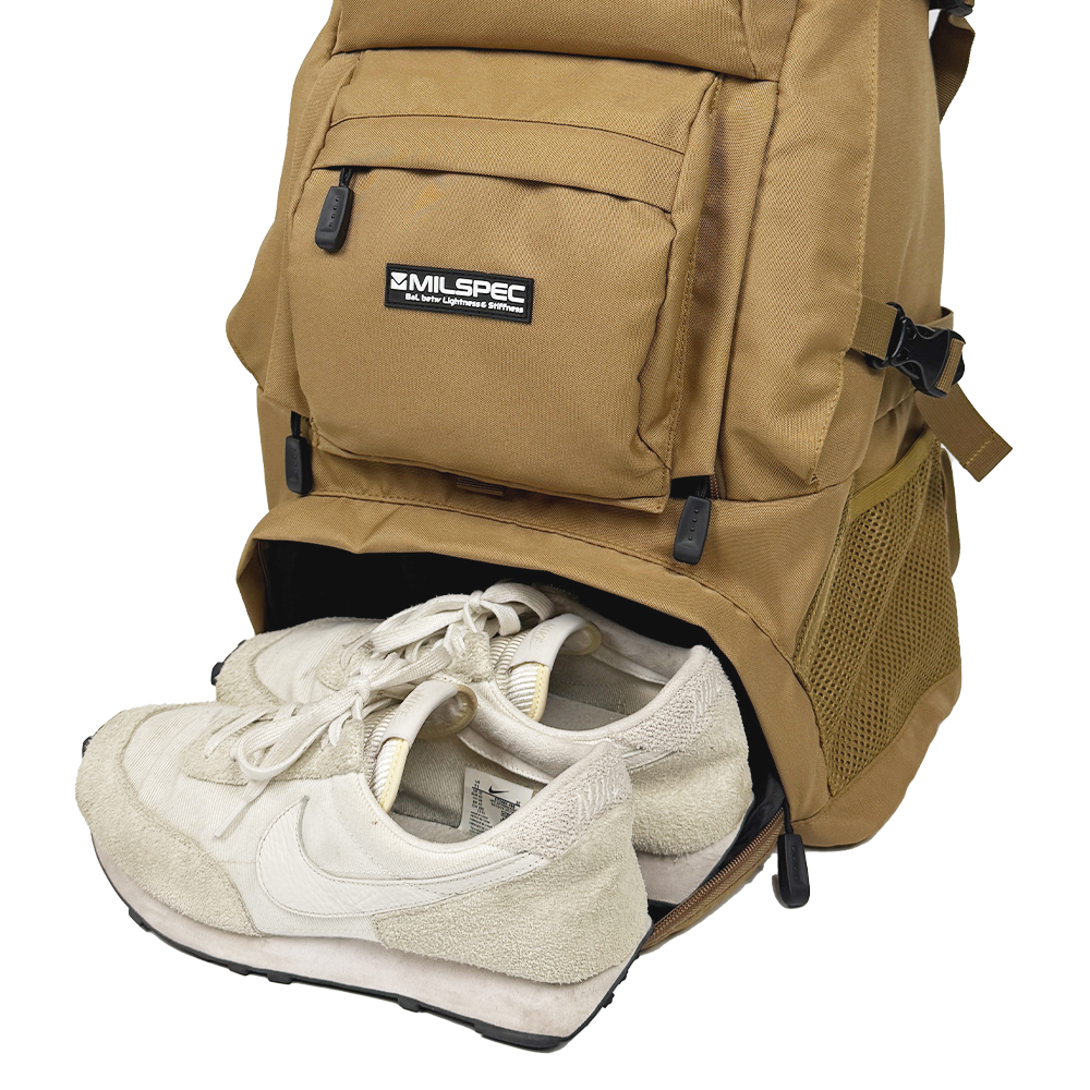 밀스펙 40L 여행용 백팩 해외여행 대용량 기내용 캠핑 방수 배낭