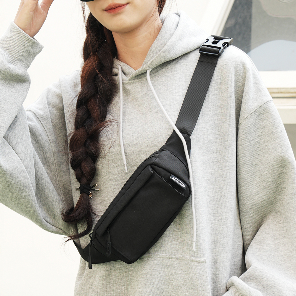 담앤드솜 힙색 힙백 허리 가방 남자 러닝 여행용 허리쌕 미니 웨이스트 백 핸드폰 슬링백