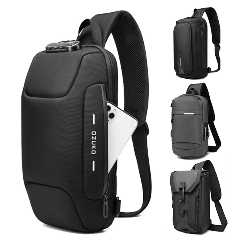 남자 여행용 슬링백 가벼운 미니 크로스백 작은 메신저백 여행 어깨가방 오주코 대용량 힙색