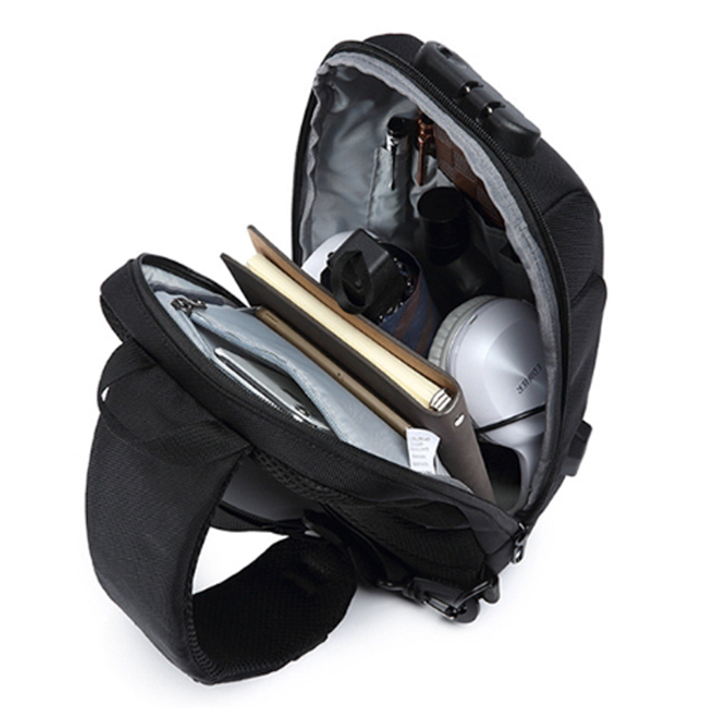 남자 여행용 슬링백 가벼운 미니 크로스백 작은 메신저백 여행 어깨가방 오주코 대용량 힙색