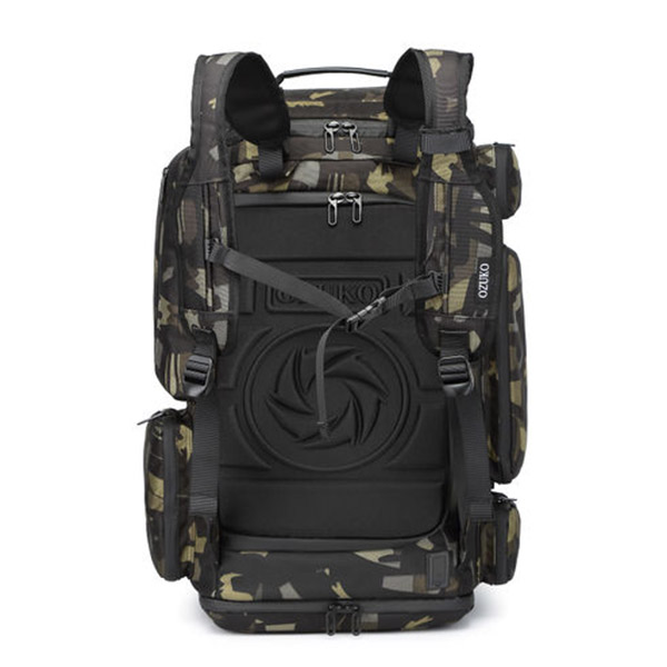 OZUKO 오주코 대용량 대형 캐리어 백팩 더블백 캠핑 블랙 여행 전술 헬스 운동 스포츠 배낭