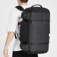 OZUKO 오주코 대용량 대형 캐리어 백팩 더블백 캠핑 블랙 여행 전술 헬스 운동 스포츠 배낭