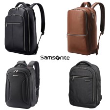 쌤소나이트 슬림 가죽 백팩 랩톱 노트북 가방 제논 콤비 모던