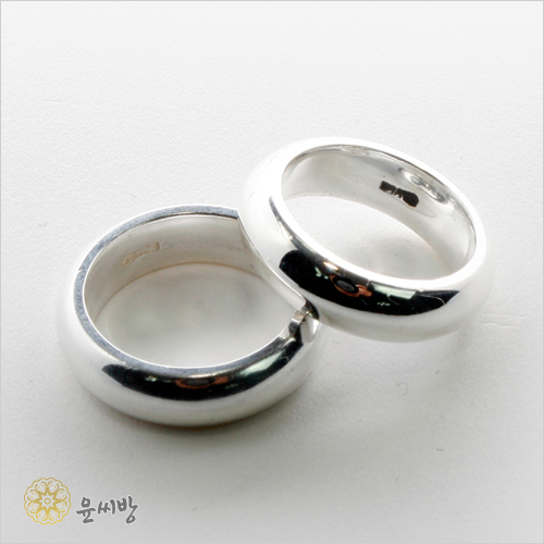 은반지 엥게이지 실버 순은 99 쌍가락지 은가락지 한복반지 전통 장신구 1.8g