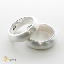 은반지 엥게이지 실버 순은 99 쌍가락지 은가락지 한복반지 전통 장신구 1.8g