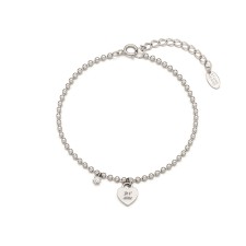 [슈퍼특가][스톤헨지] 실버 하트 볼체인 팔찌 SC1775A N배송
