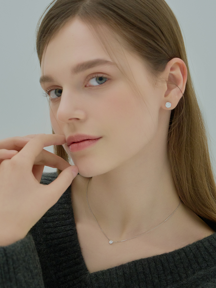 [N배송] 제이에스티나 WHITEMOND 3부 귀걸이 or 목걸이 택1