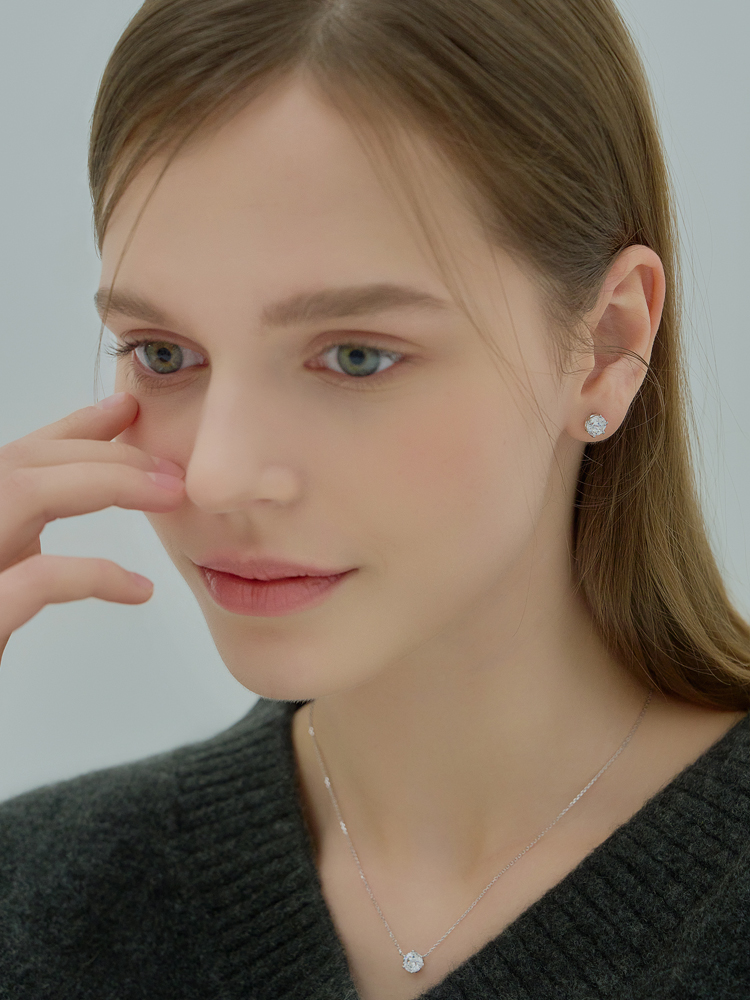 [N배송] 제이에스티나 WHITEMOND 3부 귀걸이 or 목걸이 택1