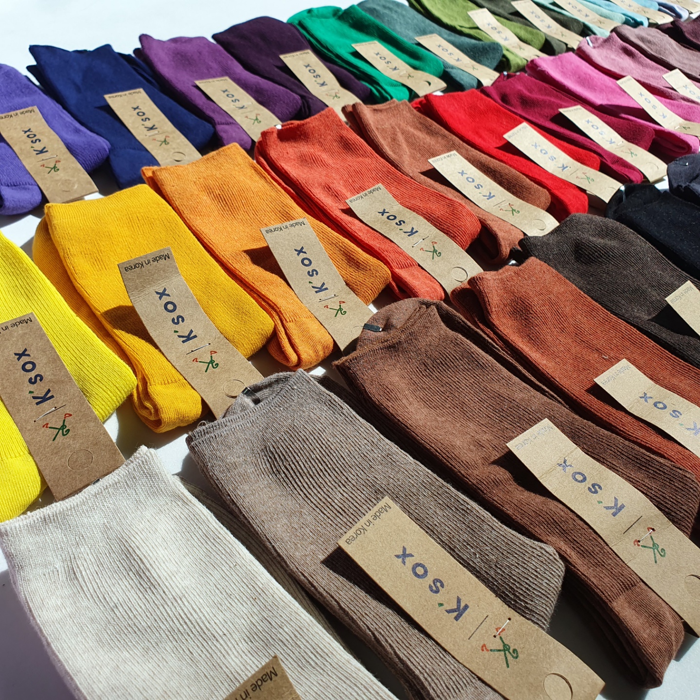 국산 면 학생 양말 흰 검정 중목 장목 ksox 케이싹 스타킹 양말 봄 여름