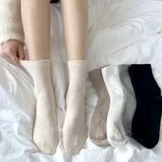 국산 발목 조임없는 돌돌이 무압박양말 순면 산후조리원 골지 당뇨 편한 산모 무지 임산부양말