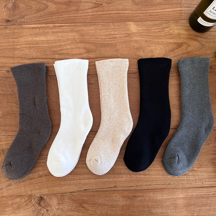 국산 두꺼운 무압박 기모양말 따뜻한 통파일 임산부 조리원 방한 쿠션 산모 수면 겨울양말