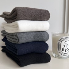 국산 남자 무압박 기모양말 두꺼운 발열 순면 장목 무지 통파일 당뇨 따뜻한 겨울 방한양말