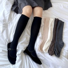 국산 고급 골지 니삭스 무릎양말 무지 오버니삭스 반스타킹 필라테스 요가 골프 부츠 롱양말