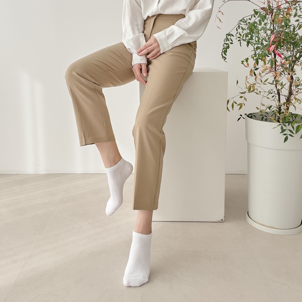 국산 면 양말 10켤레 무지 학생 흰 검정양말