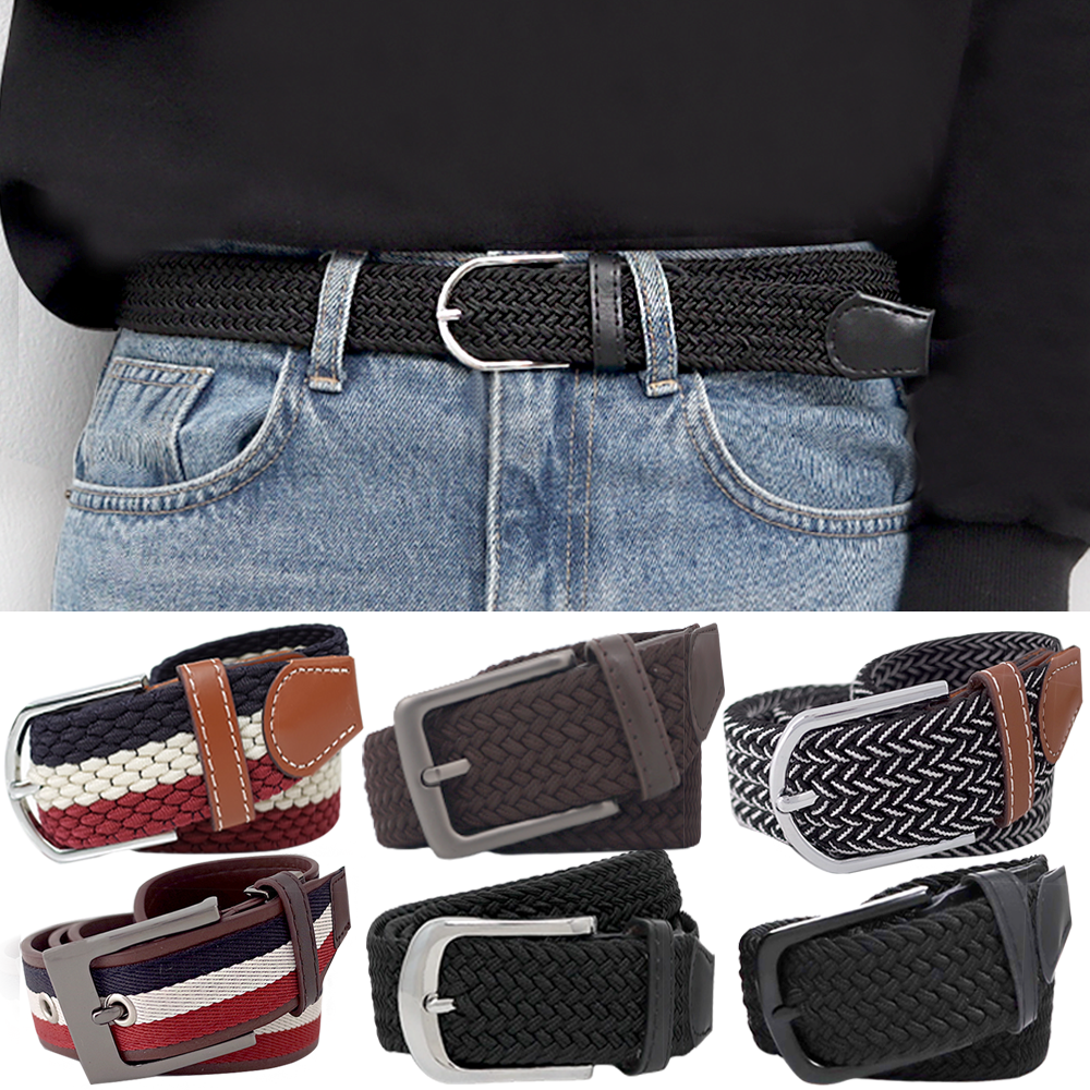 남자벨트 청바지 스판 꽈배기 골프 허리띠 고무줄
