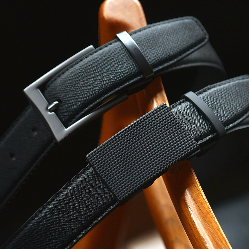 남자벨트 수동 자동 버클 정장 벨트 30mm 가죽 허리띠