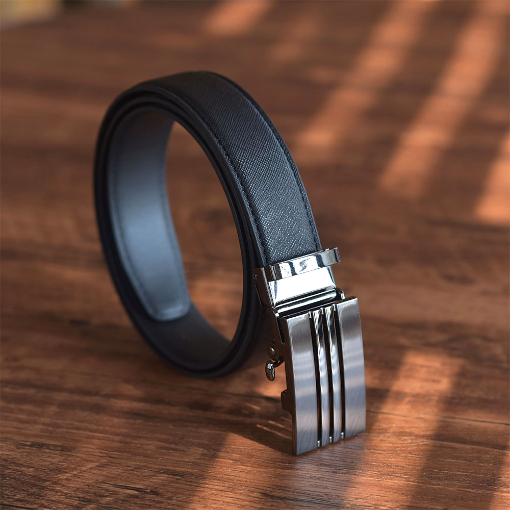 남자벨트 수동 자동 버클 정장 벨트 30mm 가죽 허리띠