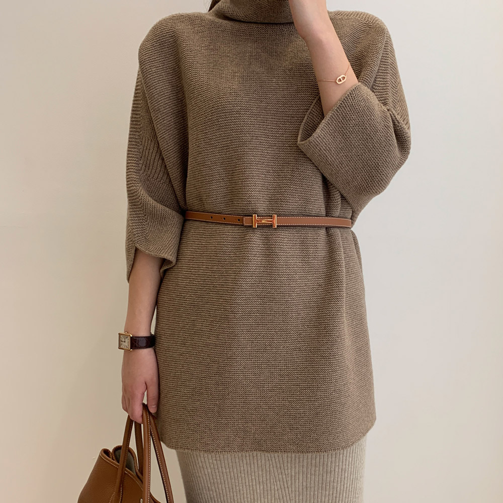 소가죽 H 버클 정장 원피스 포인트 여자 허리띠 슬림 벨트