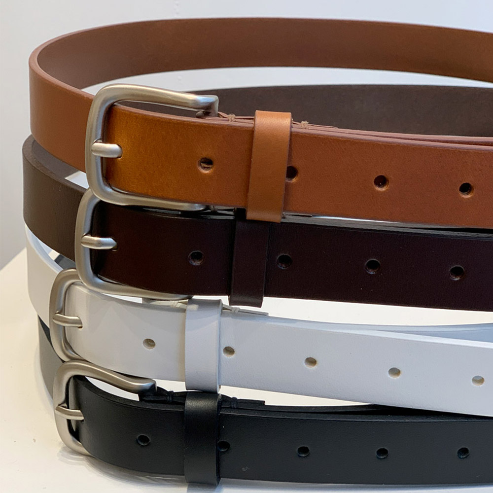 여자 이태리 소가죽 허리띠 은장 버클 벨트(S,M,L사이즈)