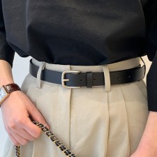 여자 이태리 소가죽 허리띠 은장 버클 벨트(S,M,L사이즈)