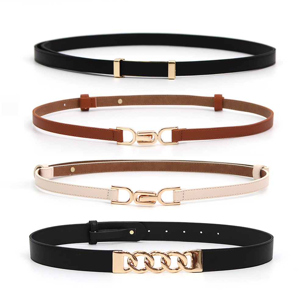 여성 원피스벨트 얇은 정장 가죽 슬림 벨트