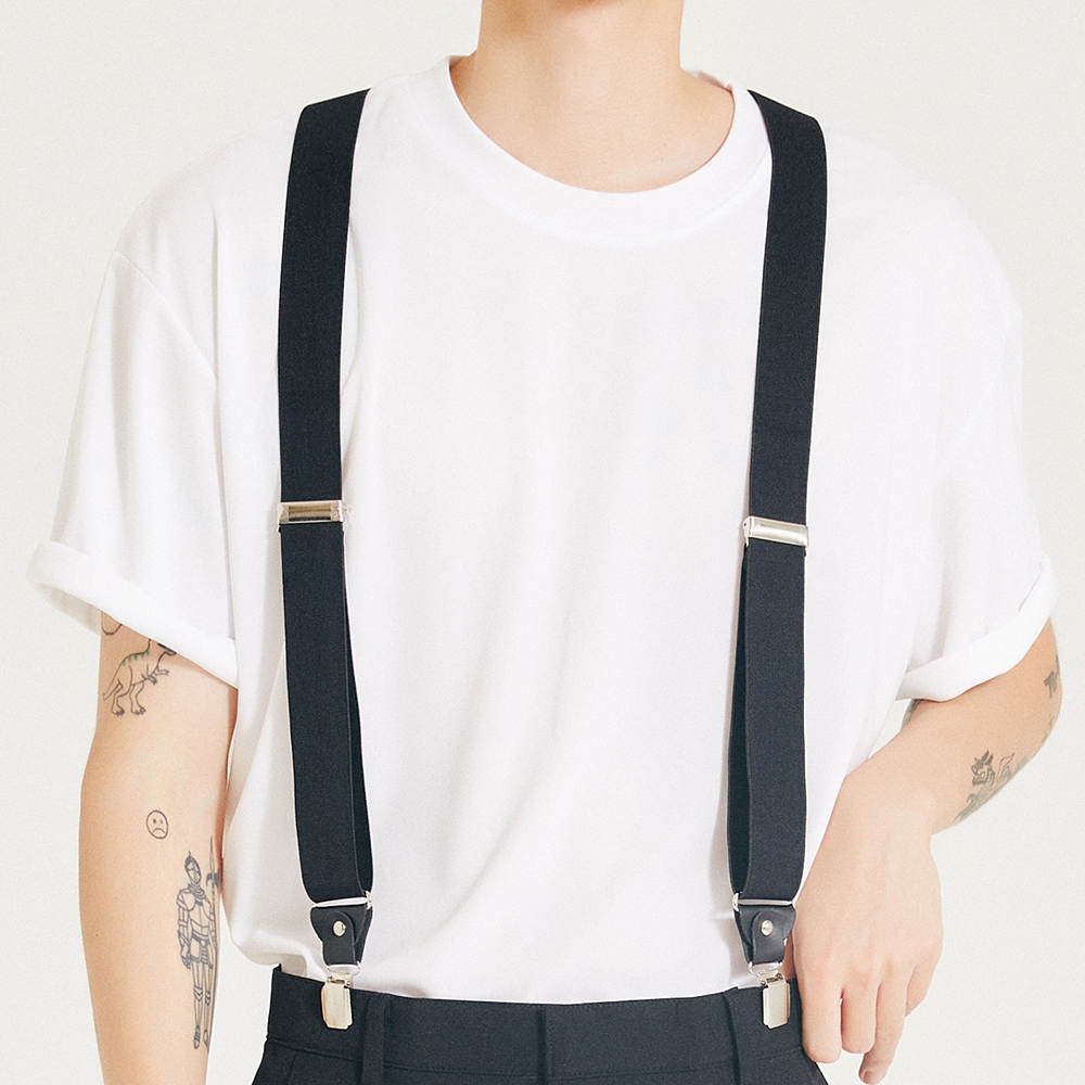 멜빵 남자 서스펜더 정장 웨딩촬영소품