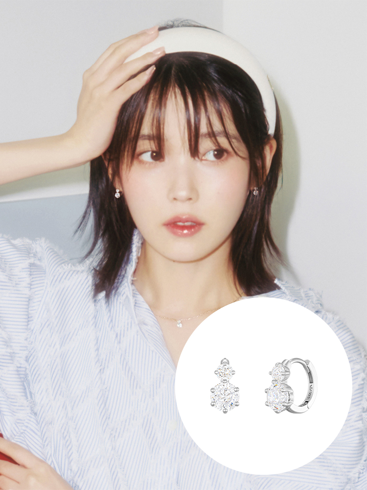 [N배송][재구매율 1위/아이유착용] 제이에스티나 WHITEMOND 귀걸이 or 목걸이 택1