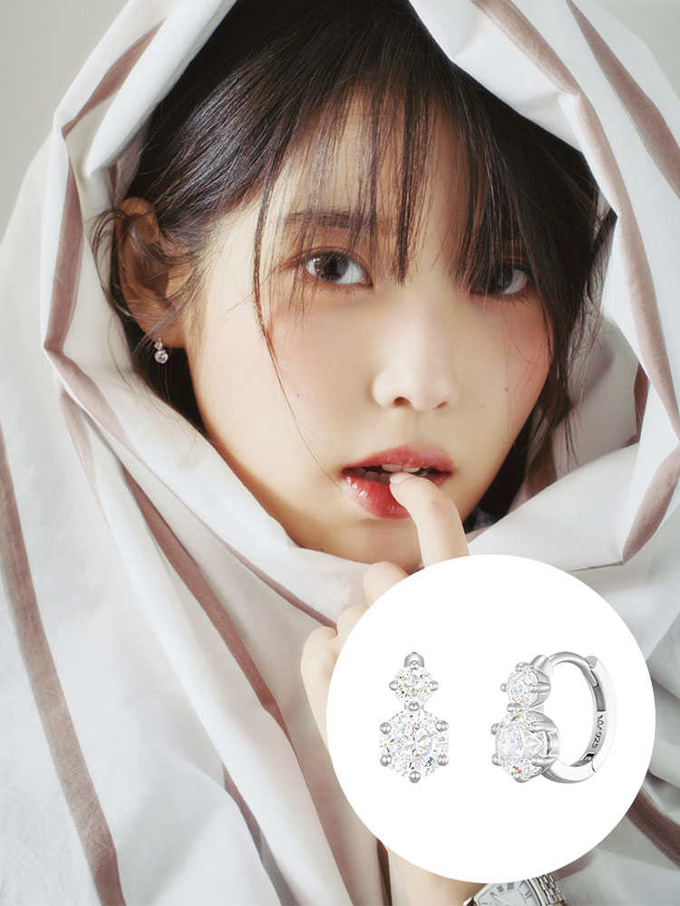 [N배송][재구매율 1위/아이유착용] 제이에스티나 WHITEMOND 귀걸이 or 목걸이 택1