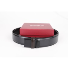 몽블랑 남자벨트 호환 명품 정장 허리띠 가죽끈 혁띠 교체 양면 29/120+벨트고리 블랙