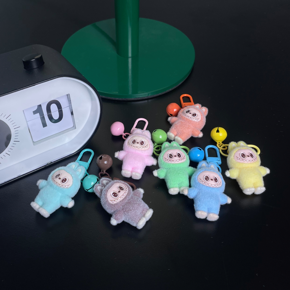 라부부 미니 키링 인형 백참 방울 열쇠고리 가방 파우치 장식 꾸미기