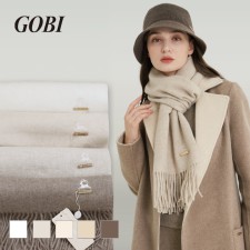 GOBI 고비 캐시미어 오가닉 산양자수 머플러 몽골캐시미어 남자 여자 목도리