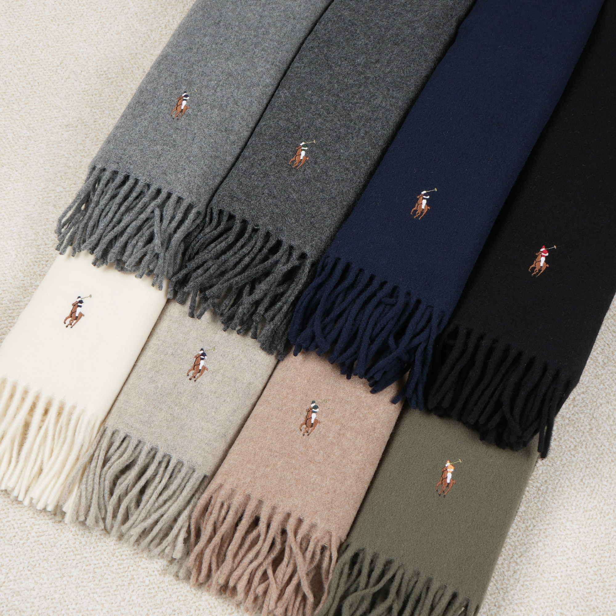 [백화점] 폴로 랄프로렌 시그니처 이탈리안 100% 울 목도리 머플러 (9Color)