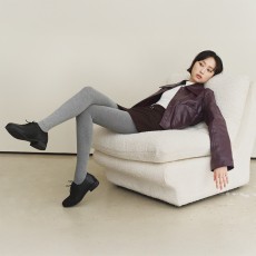 넉넉 니트 면스타킹 모달 골지 코튼 면타이즈 겨울 회색스타킹