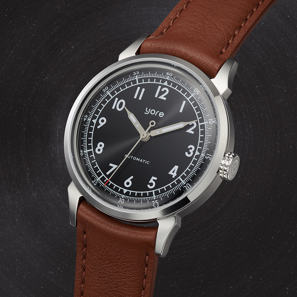 Yore 요어 나선 GYRE-0001 오토매틱 가죽 밴드 시계