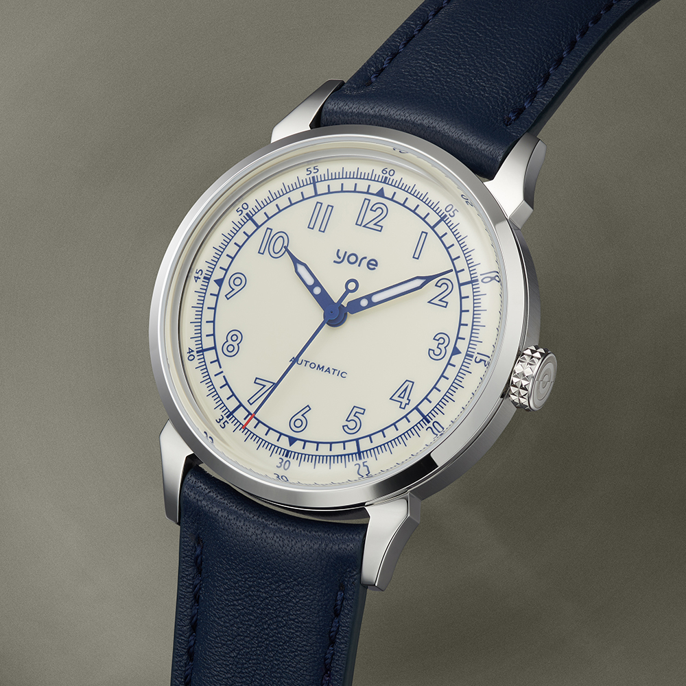 Yore 요어 나선 GYRE-0001 오토매틱 가죽 밴드 시계