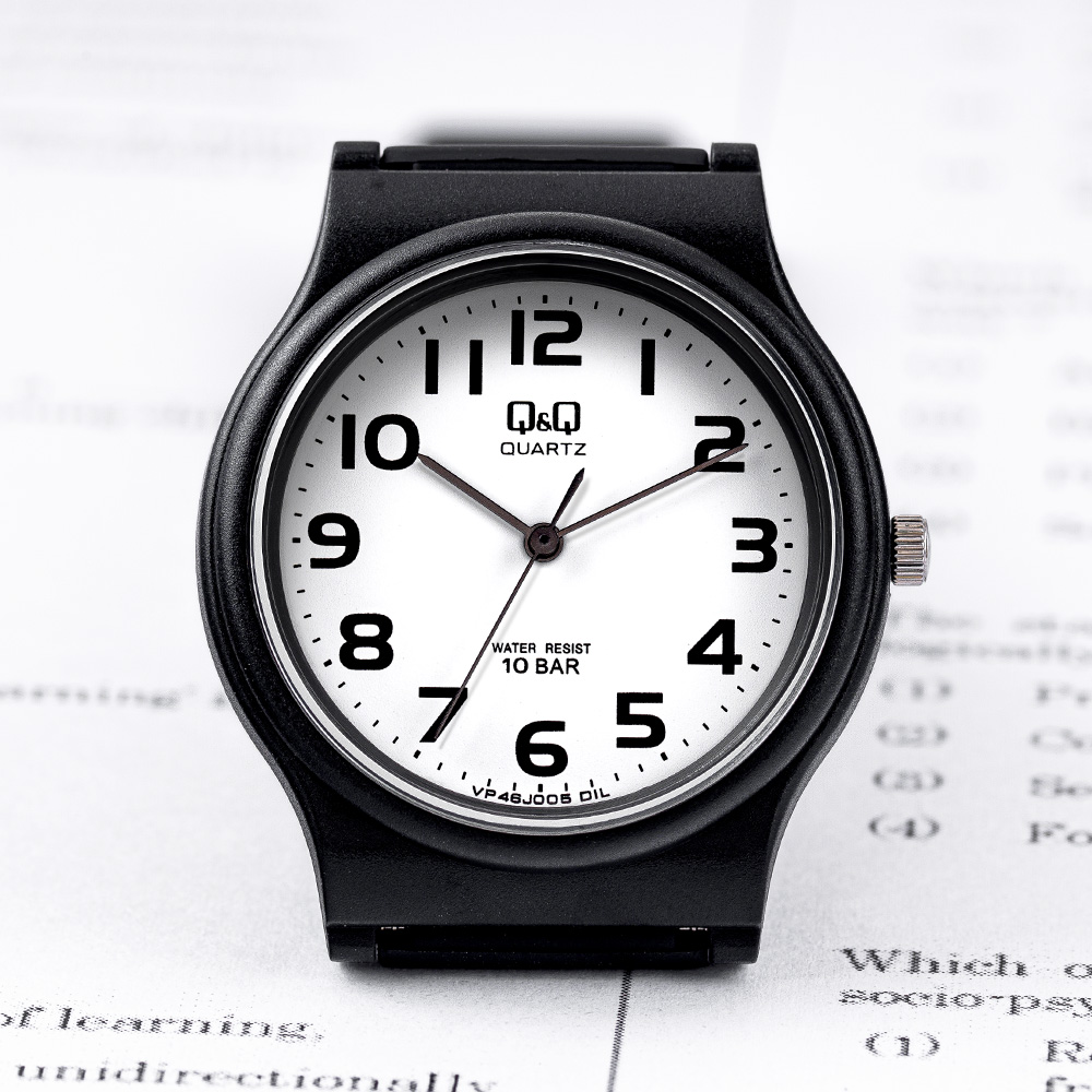 카시오 큐앤큐 수능시계 방수 학생 모의고사 저소음 무소음 시험 손목시계