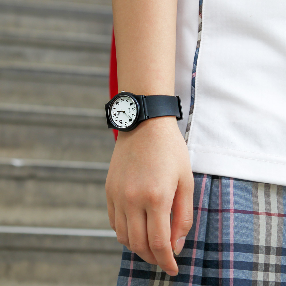 카시오 큐앤큐 수능시계 방수 학생 모의고사 저소음 무소음 시험 손목시계