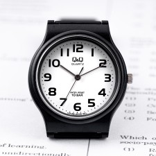 카시오 큐앤큐 수능시계 방수 학생 모의고사 저소음 무소음 시험 손목시계