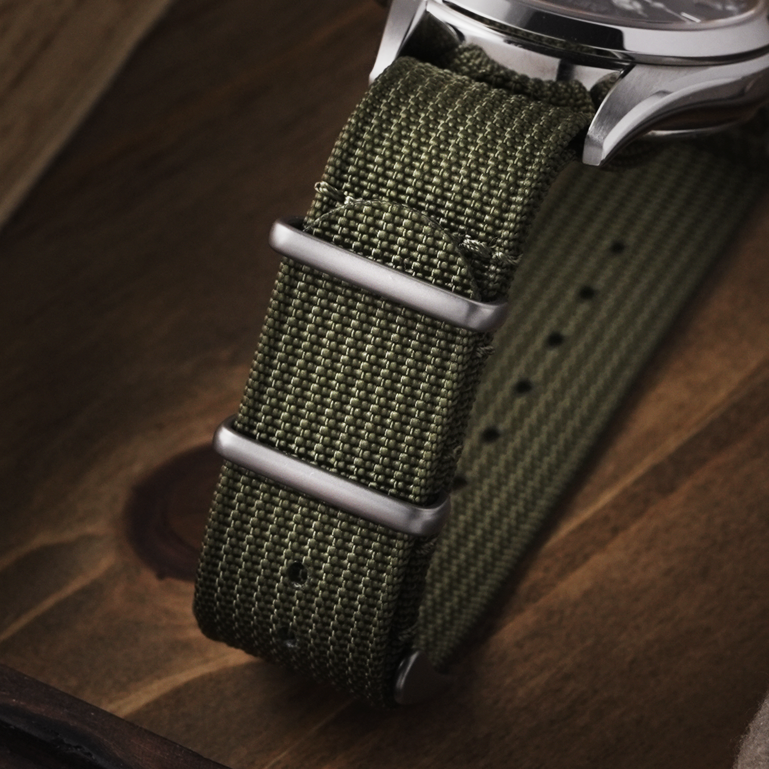 [1+1] 나토밴드 G10 필드 나토 스트랩 18mm 20mm 22mm 세이코 해밀턴 카키필드 호환