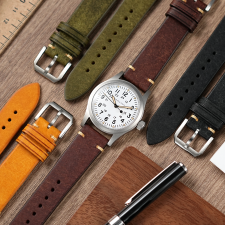 푸에블로 빈티지 시계줄 가죽 스트랩 18mm 19mm 20mm 21mm 22mm 세이코 해밀턴 카키필드 티쏘 호환 밴드