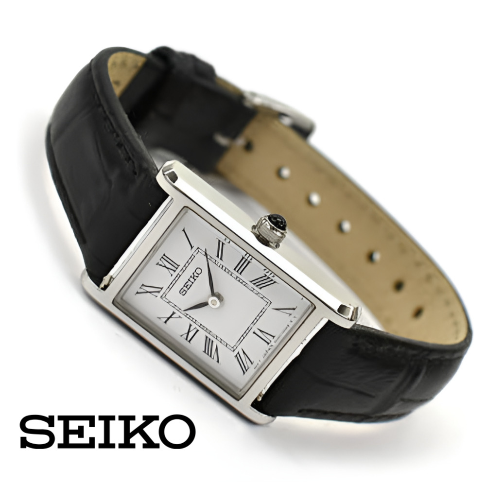 세이코 SEIKO 국내재고 세르띠에 남자 여자 가죽시계 패션시계 SWR049 SWR053