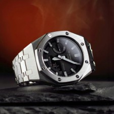 지샥 지얄오크 오리지널 풀메탈 커스텀 블루투스 터프솔라 전자손목시계