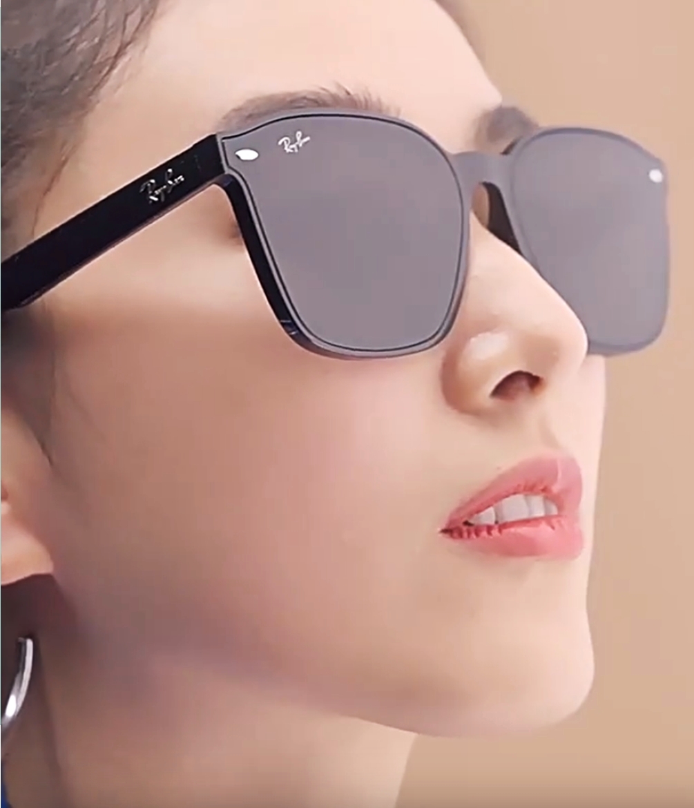 레이벤 RB4392D 블랙유광 틴트 연예인 선글라스 레이밴 남자 여자 선그라스