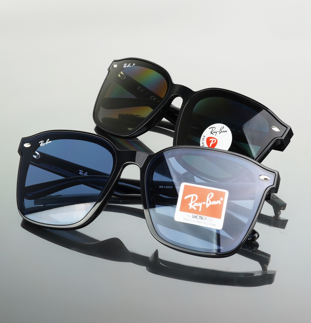 레이벤 RB4392D 블랙유광 틴트 연예인 선글라스 레이밴 남자 여자 선그라스