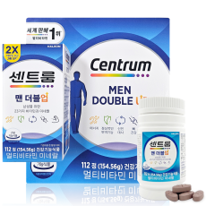 센트룸 포 맨 더블업 종합 멀티 비타민 112정 남성 대용량 영양제